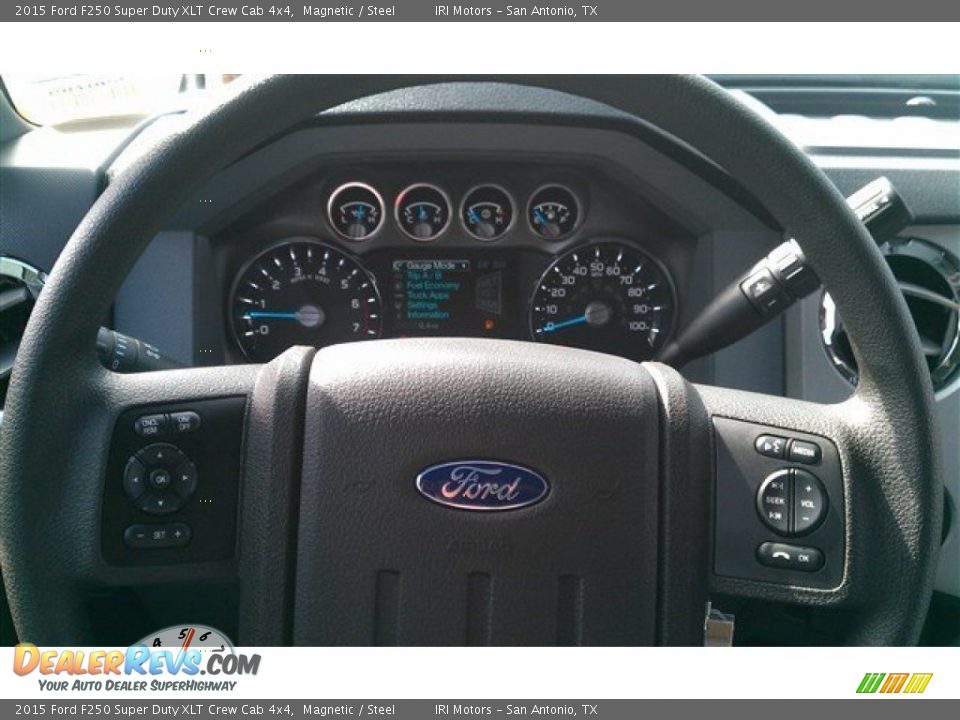 2015 Ford F250 Super Duty XLT Crew Cab 4x4 Magnetic / Steel Photo #33