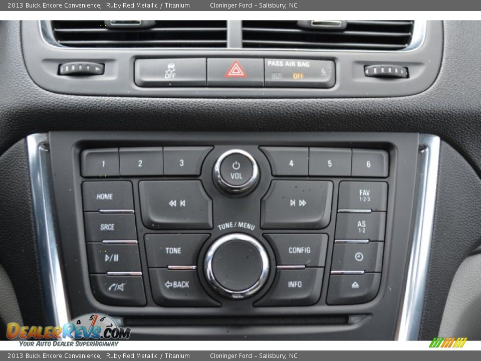 2013 Buick Encore Convenience Ruby Red Metallic / Titanium Photo #18