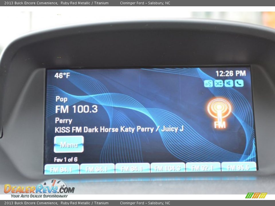 2013 Buick Encore Convenience Ruby Red Metallic / Titanium Photo #19