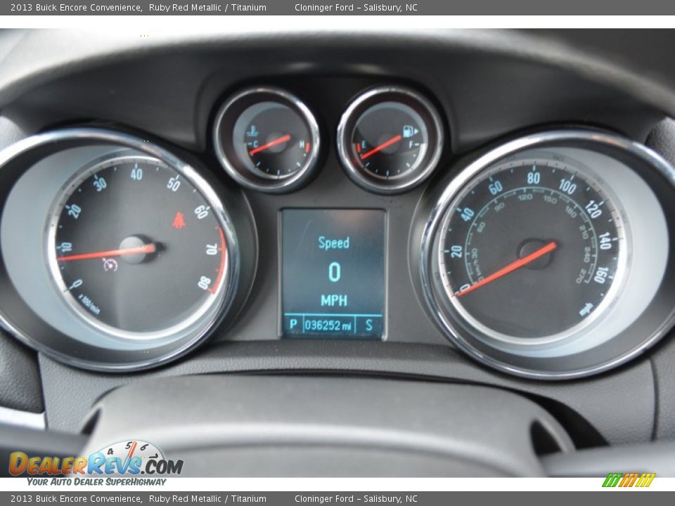 2013 Buick Encore Convenience Ruby Red Metallic / Titanium Photo #28
