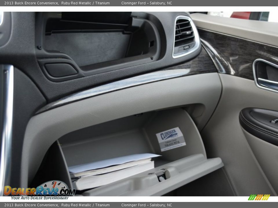 2013 Buick Encore Convenience Ruby Red Metallic / Titanium Photo #30