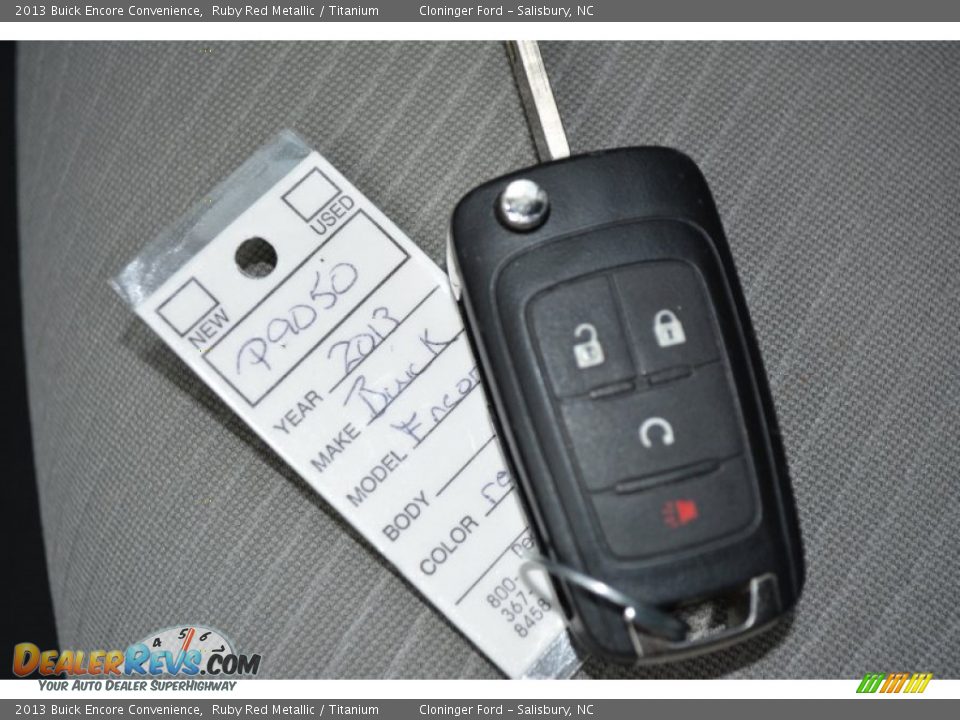2013 Buick Encore Convenience Ruby Red Metallic / Titanium Photo #31