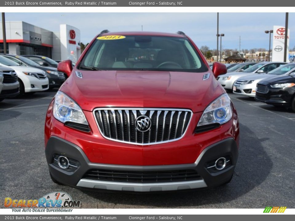 2013 Buick Encore Convenience Ruby Red Metallic / Titanium Photo #32
