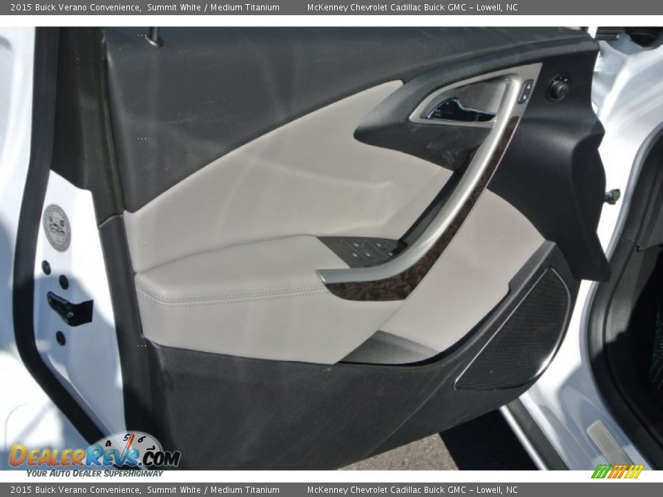 2015 Buick Verano Convenience Summit White / Medium Titanium Photo #9