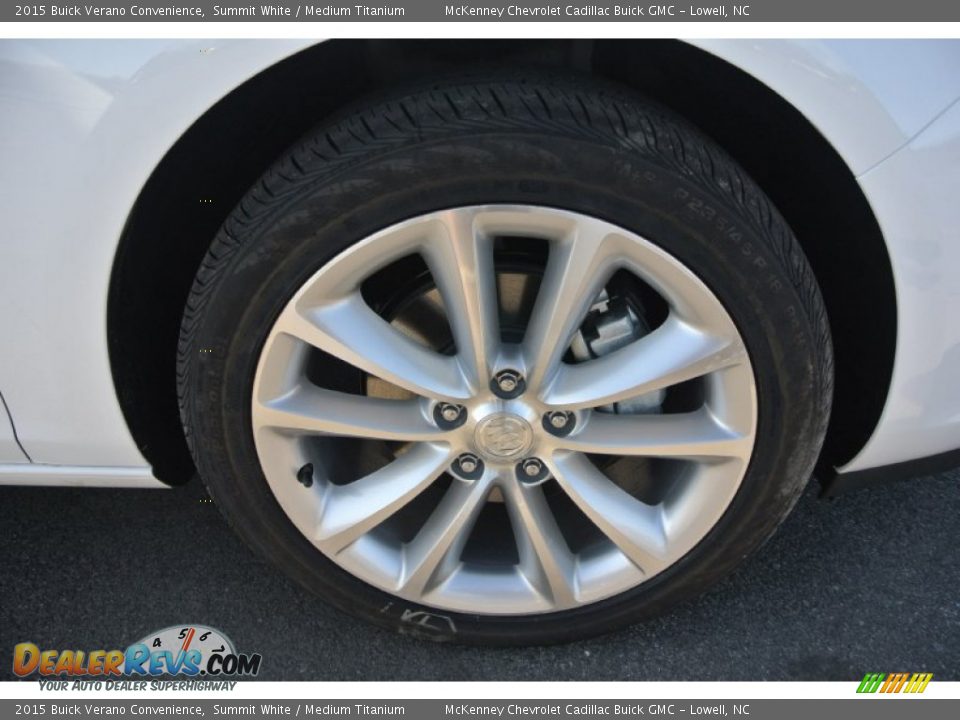 2015 Buick Verano Convenience Summit White / Medium Titanium Photo #18
