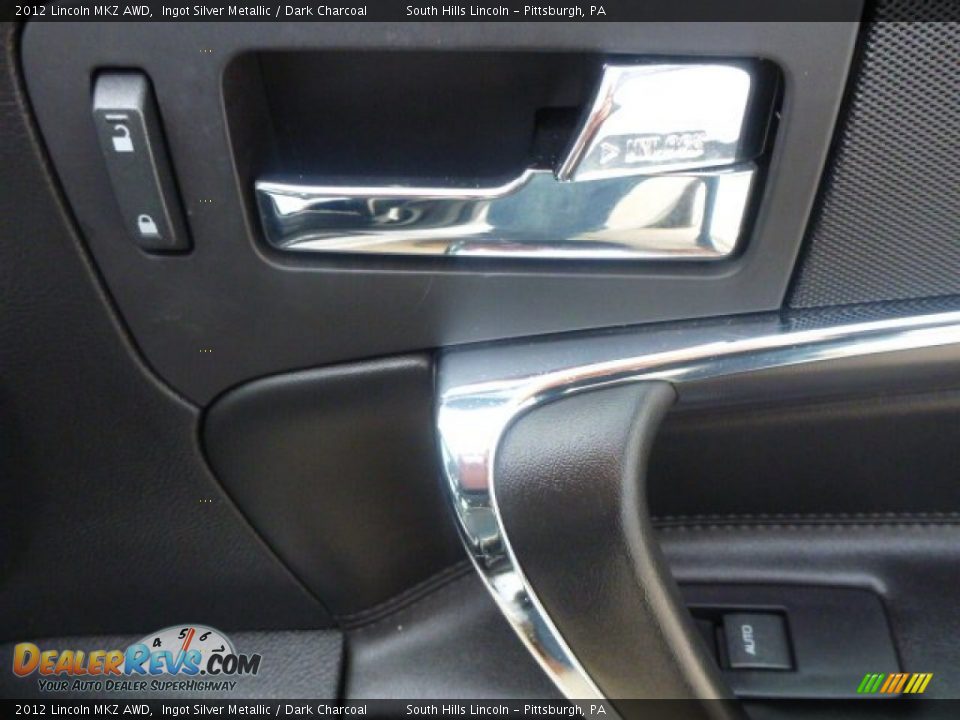 2012 Lincoln MKZ AWD Ingot Silver Metallic / Dark Charcoal Photo #8