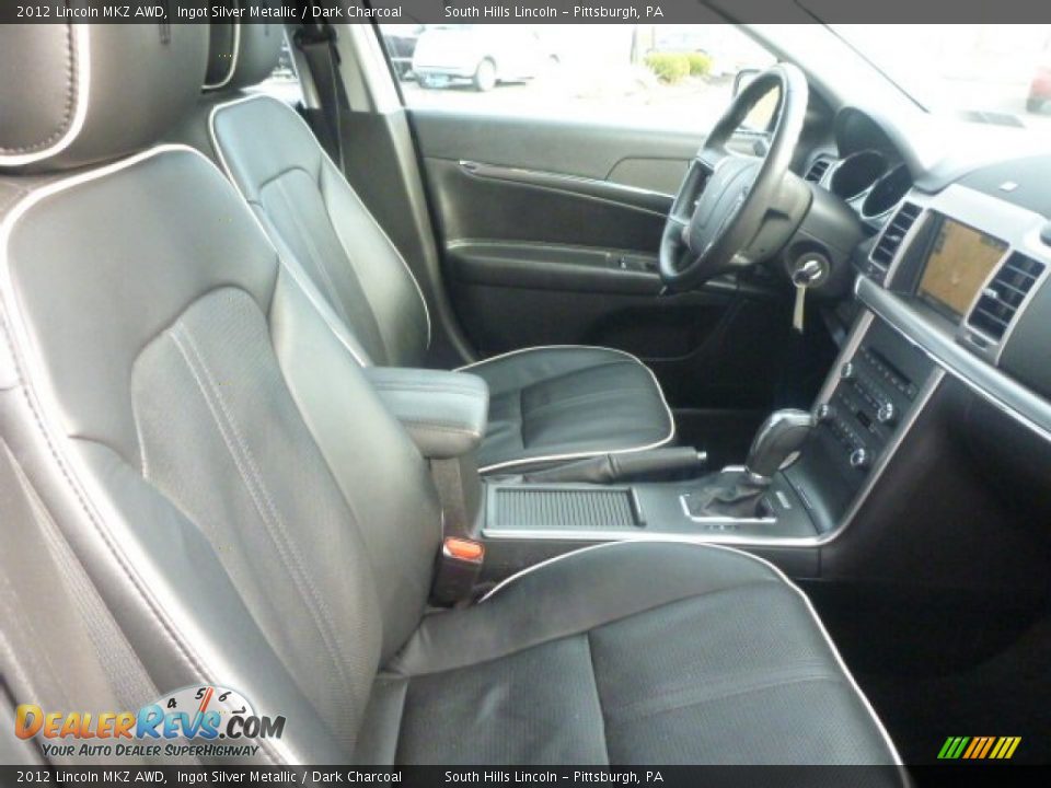 2012 Lincoln MKZ AWD Ingot Silver Metallic / Dark Charcoal Photo #10