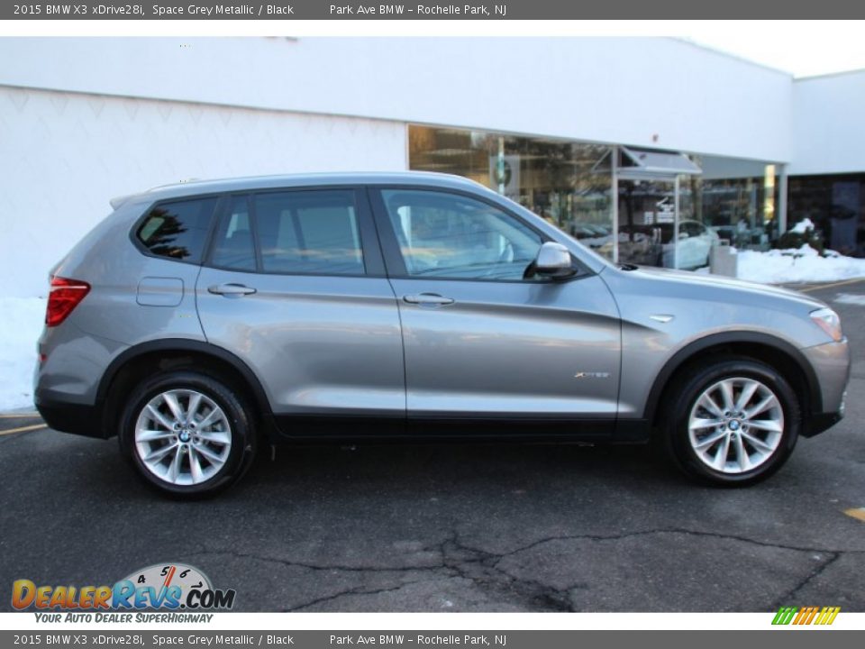 2015 BMW X3 xDrive28i Space Grey Metallic / Black Photo #2