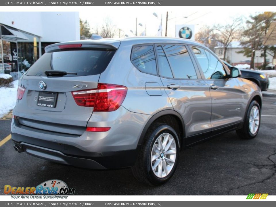 2015 BMW X3 xDrive28i Space Grey Metallic / Black Photo #3