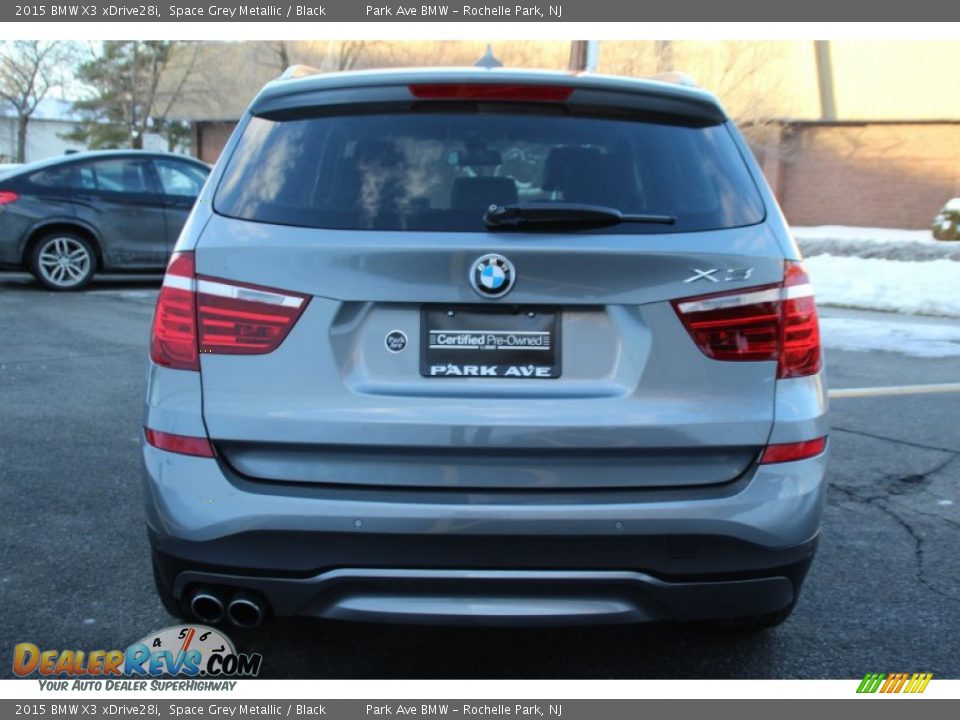 2015 BMW X3 xDrive28i Space Grey Metallic / Black Photo #4
