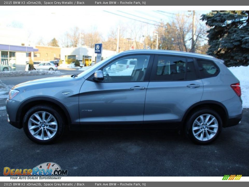 2015 BMW X3 xDrive28i Space Grey Metallic / Black Photo #5