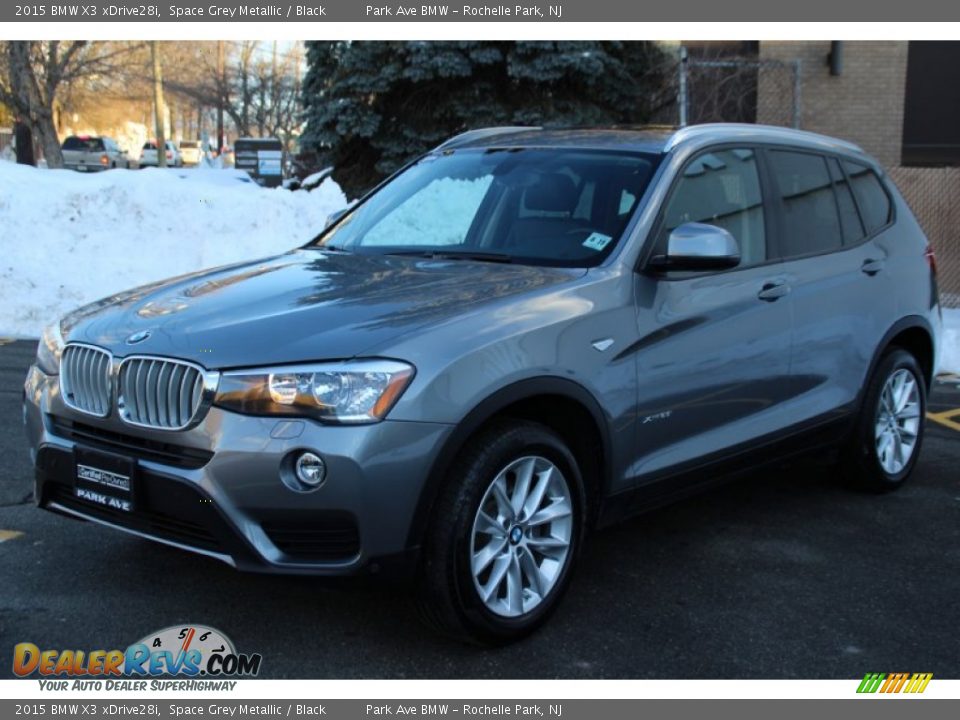 2015 BMW X3 xDrive28i Space Grey Metallic / Black Photo #6
