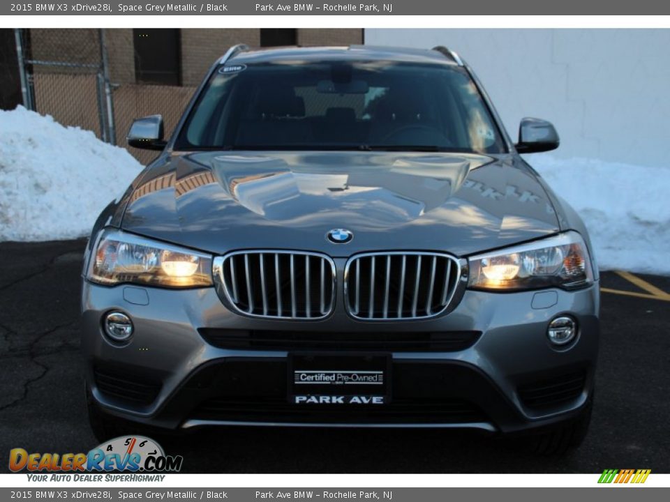 2015 BMW X3 xDrive28i Space Grey Metallic / Black Photo #7