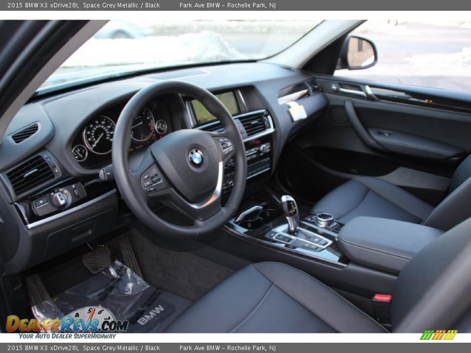 2015 BMW X3 xDrive28i Space Grey Metallic / Black Photo #10