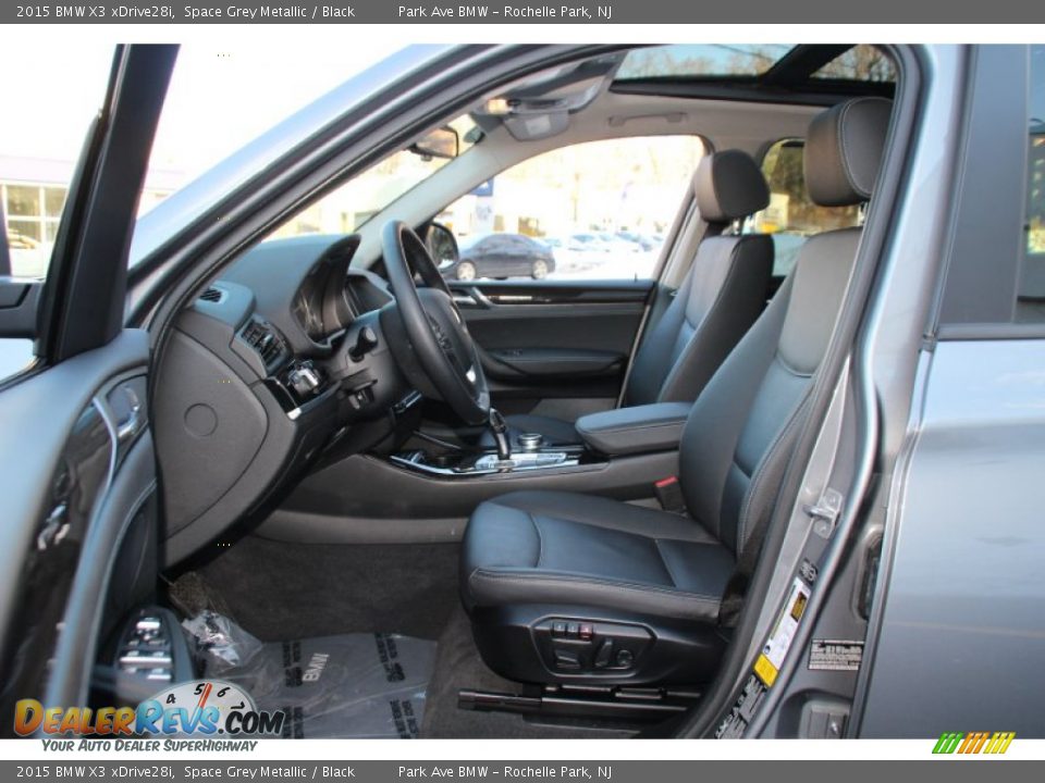 2015 BMW X3 xDrive28i Space Grey Metallic / Black Photo #11