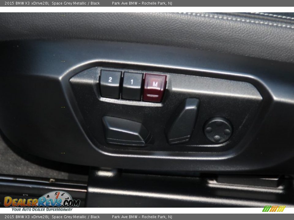 2015 BMW X3 xDrive28i Space Grey Metallic / Black Photo #12