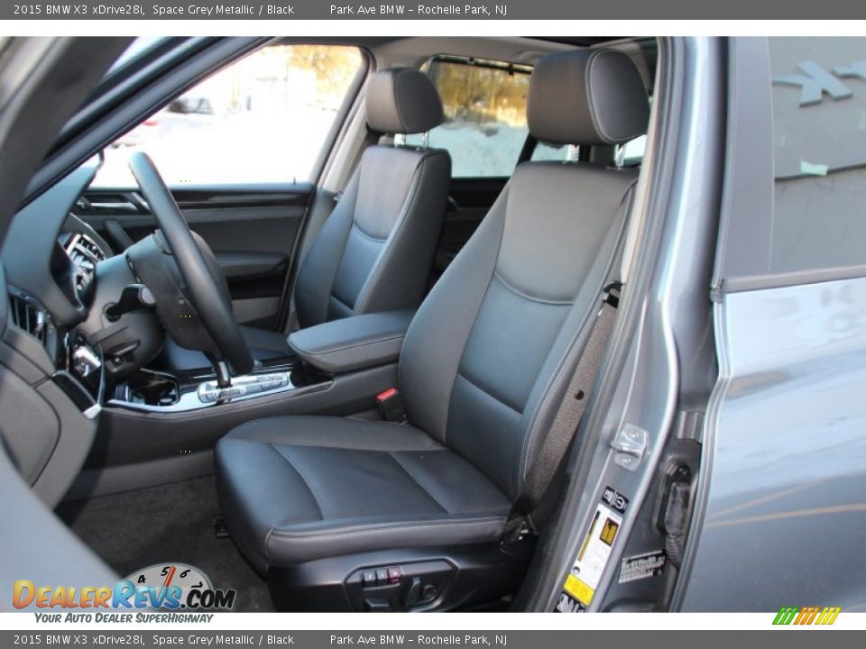 2015 BMW X3 xDrive28i Space Grey Metallic / Black Photo #13