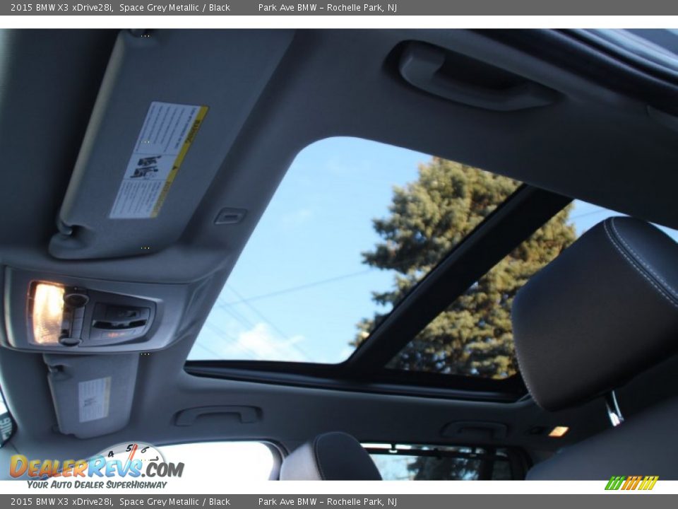 2015 BMW X3 xDrive28i Space Grey Metallic / Black Photo #14
