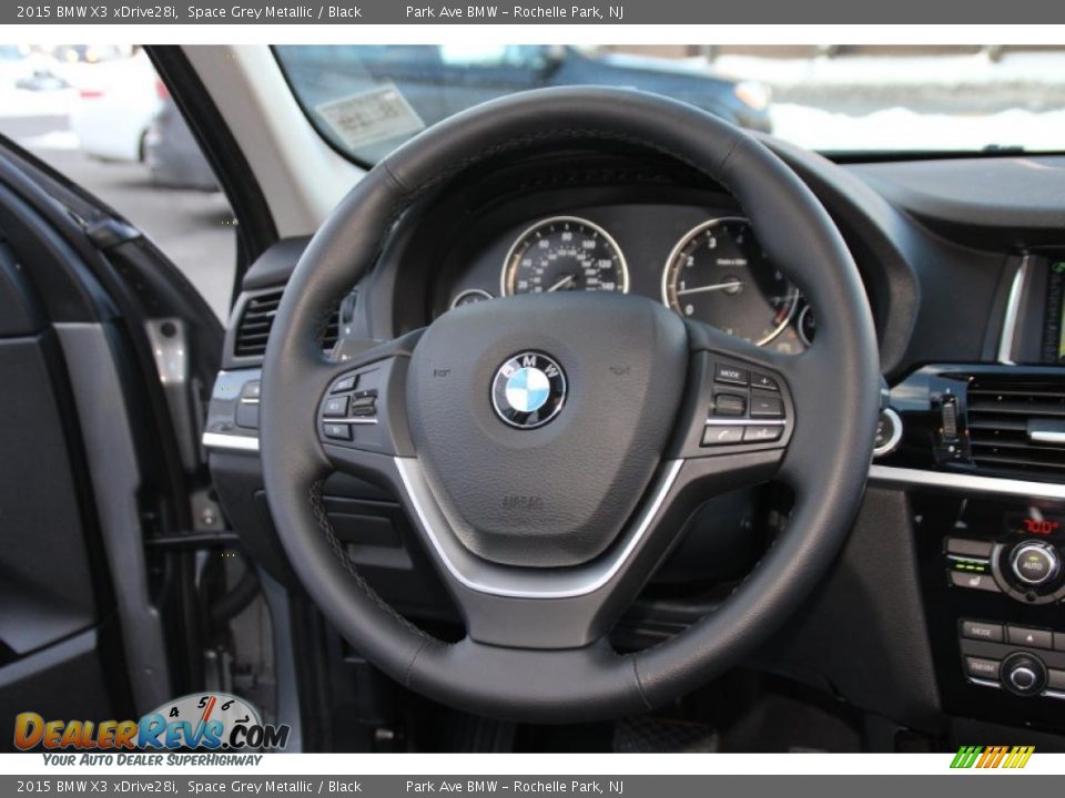 2015 BMW X3 xDrive28i Space Grey Metallic / Black Photo #18