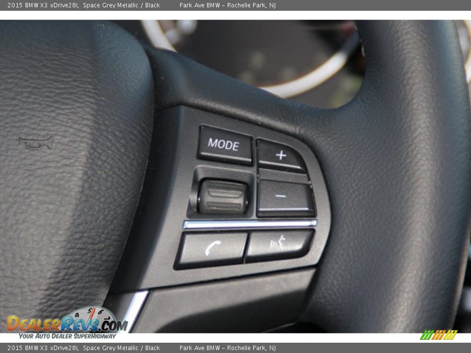 2015 BMW X3 xDrive28i Space Grey Metallic / Black Photo #20