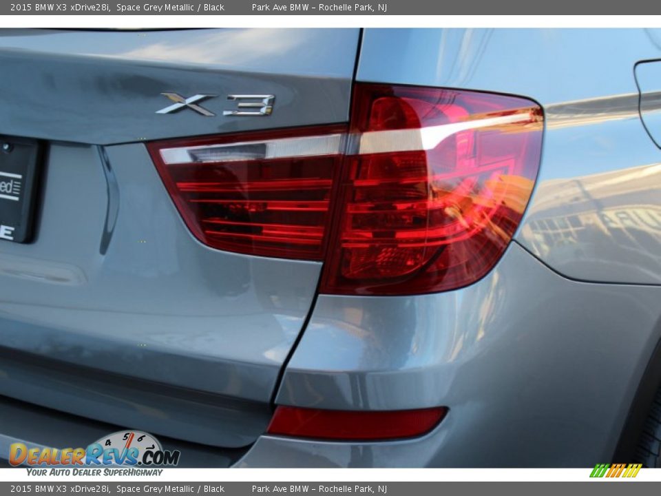 2015 BMW X3 xDrive28i Space Grey Metallic / Black Photo #23