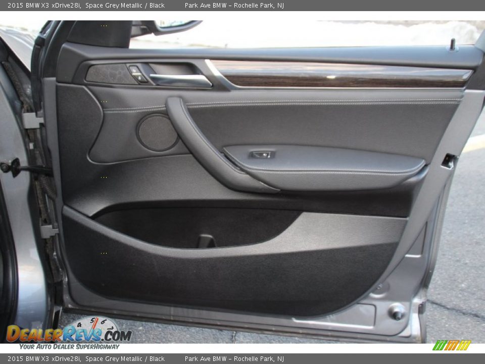 2015 BMW X3 xDrive28i Space Grey Metallic / Black Photo #26