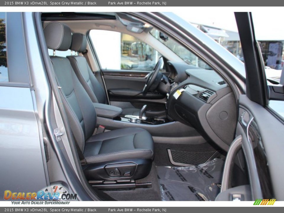 2015 BMW X3 xDrive28i Space Grey Metallic / Black Photo #28
