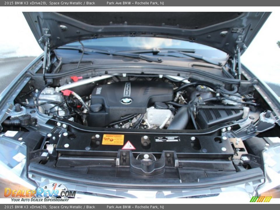 2015 BMW X3 xDrive28i Space Grey Metallic / Black Photo #30