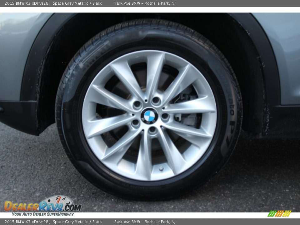 2015 BMW X3 xDrive28i Space Grey Metallic / Black Photo #32