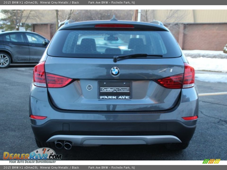 2015 BMW X1 xDrive28i Mineral Grey Metallic / Black Photo #4