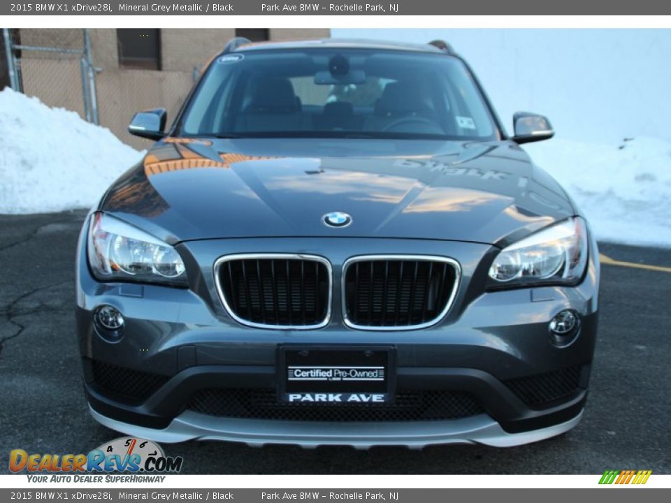 2015 BMW X1 xDrive28i Mineral Grey Metallic / Black Photo #7
