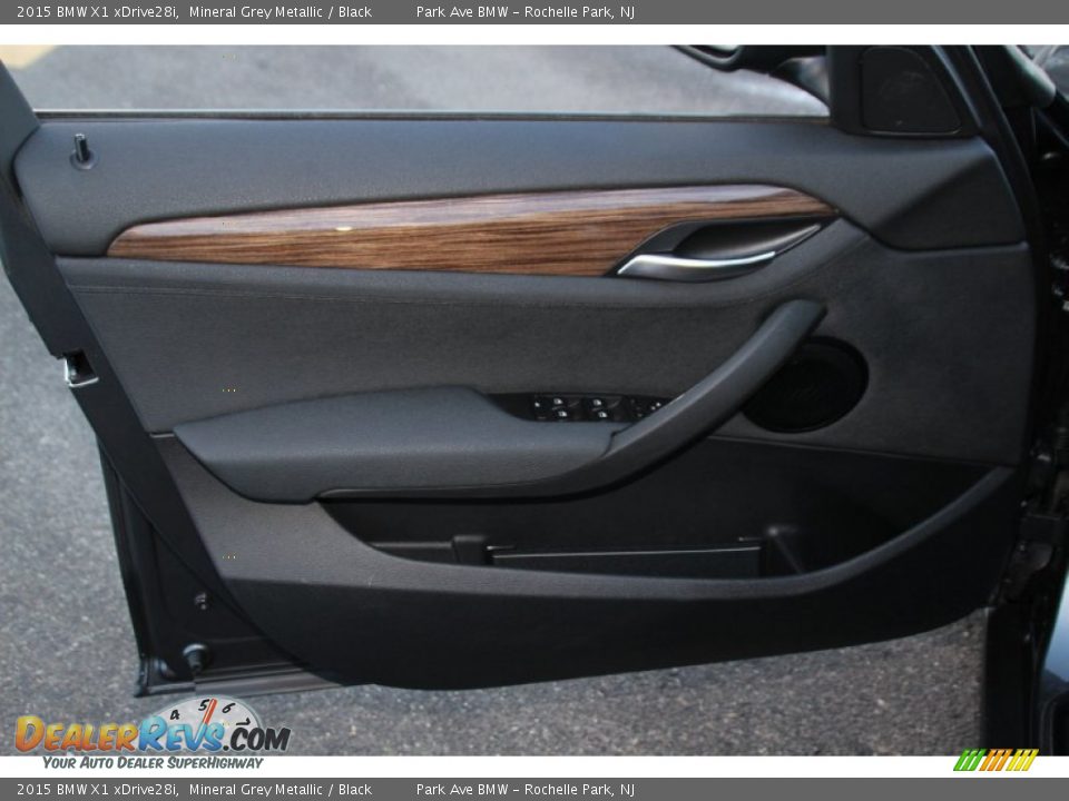 2015 BMW X1 xDrive28i Mineral Grey Metallic / Black Photo #8