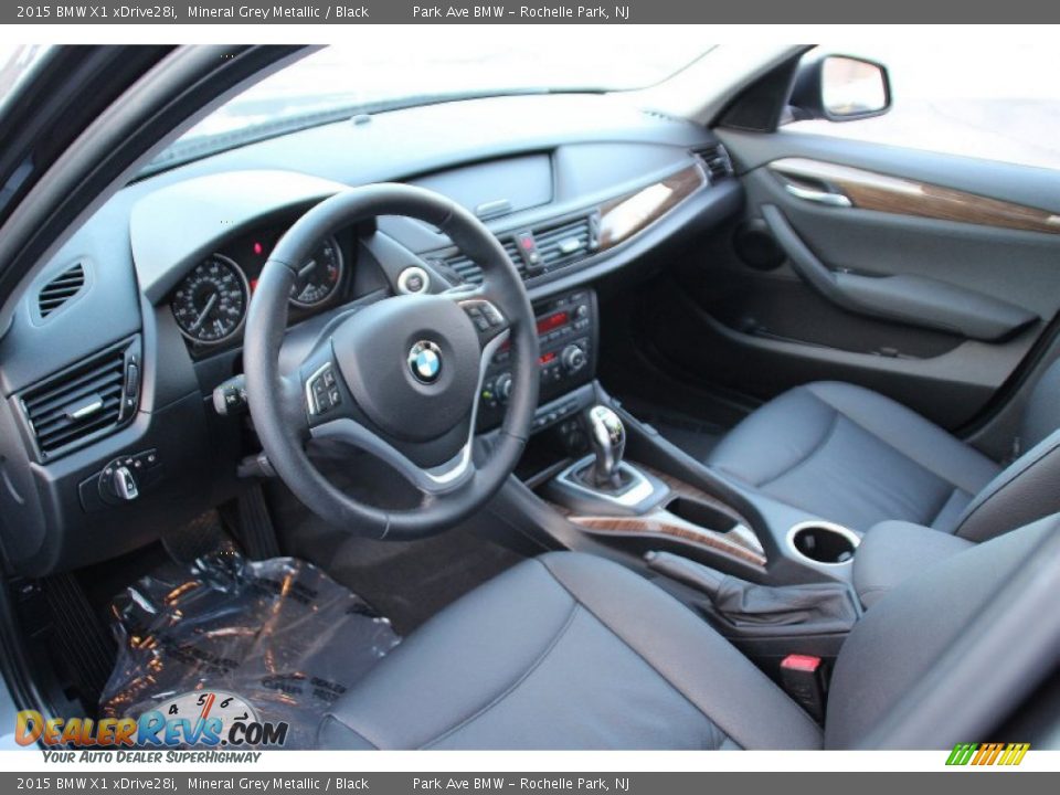 2015 BMW X1 xDrive28i Mineral Grey Metallic / Black Photo #10