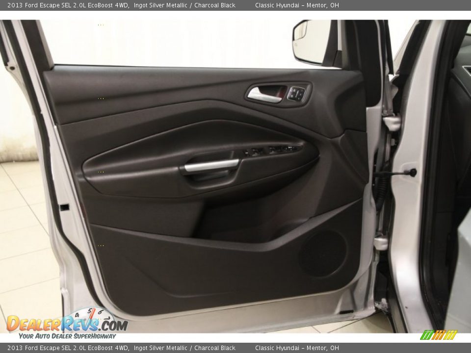 2013 Ford Escape SEL 2.0L EcoBoost 4WD Ingot Silver Metallic / Charcoal Black Photo #4