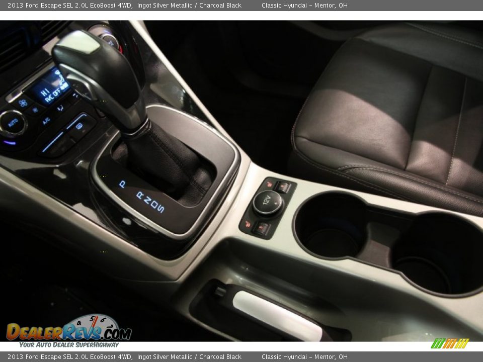 2013 Ford Escape SEL 2.0L EcoBoost 4WD Ingot Silver Metallic / Charcoal Black Photo #12