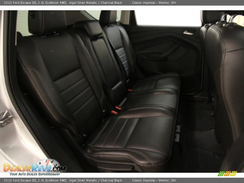 2013 Ford Escape SEL 2.0L EcoBoost 4WD Ingot Silver Metallic / Charcoal Black Photo #14