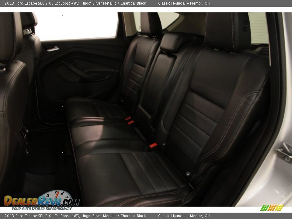 2013 Ford Escape SEL 2.0L EcoBoost 4WD Ingot Silver Metallic / Charcoal Black Photo #15
