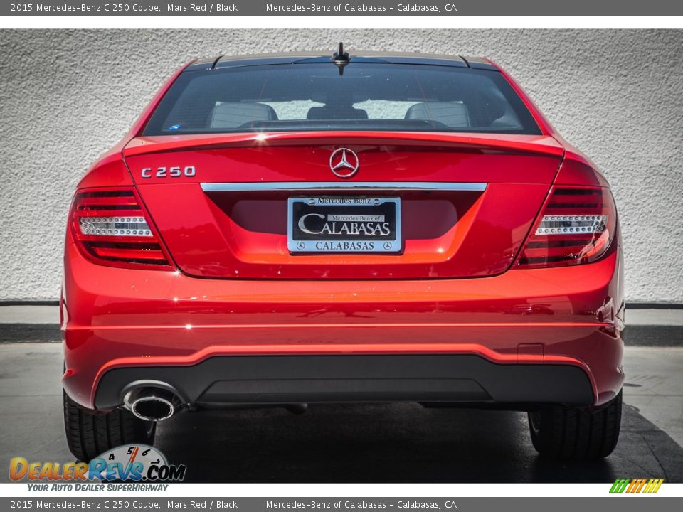 2015 Mercedes-Benz C 250 Coupe Mars Red / Black Photo #3
