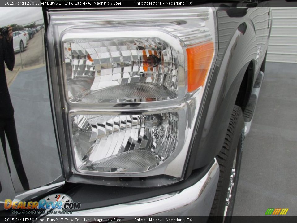 2015 Ford F250 Super Duty XLT Crew Cab 4x4 Magnetic / Steel Photo #9