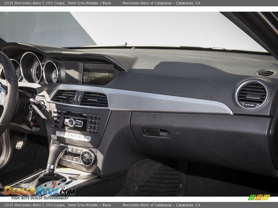 2015 Mercedes-Benz C 250 Coupe Steel Grey Metallic / Black Photo #8