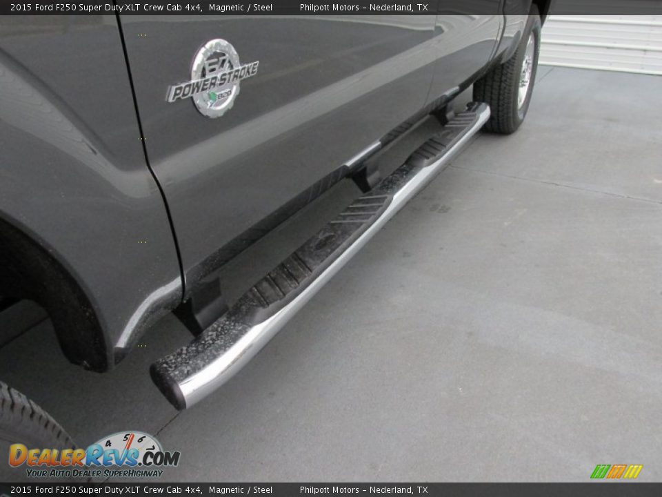 2015 Ford F250 Super Duty XLT Crew Cab 4x4 Magnetic / Steel Photo #12