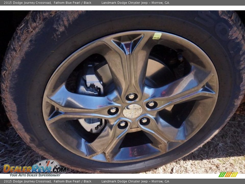 2015 Dodge Journey Crossroad Fathom Blue Pearl / Black Photo #5