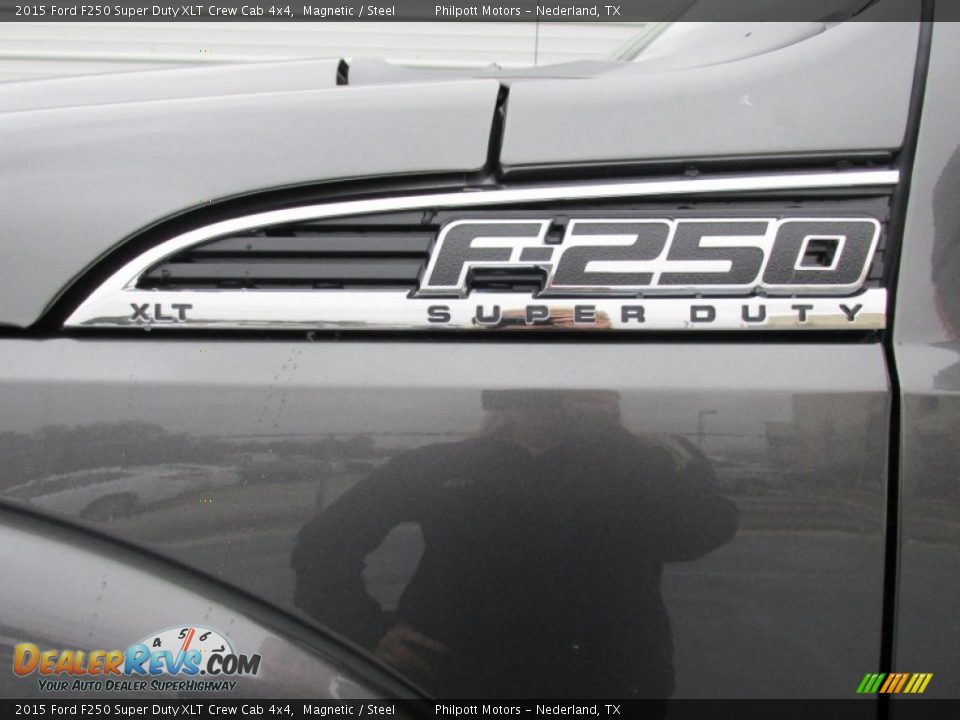 2015 Ford F250 Super Duty XLT Crew Cab 4x4 Magnetic / Steel Photo #14