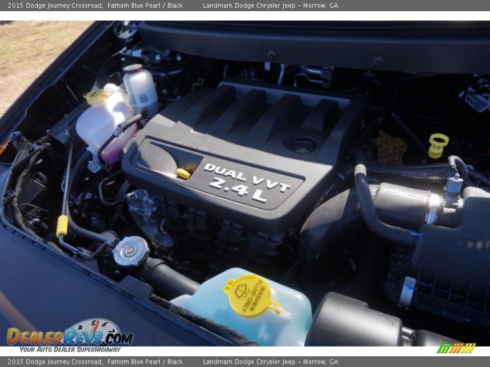 2015 Dodge Journey Crossroad Fathom Blue Pearl / Black Photo #8