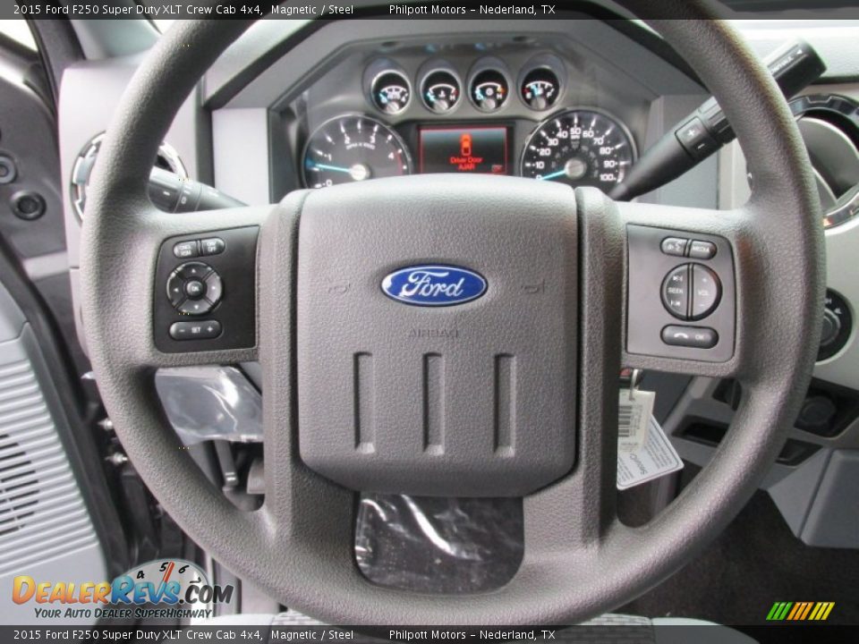 2015 Ford F250 Super Duty XLT Crew Cab 4x4 Magnetic / Steel Photo #33