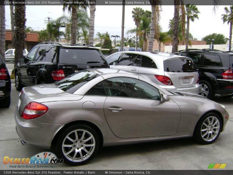 2006 Mercedes-Benz SLK 350 Roadster Pewter Metallic / Black Photo #2