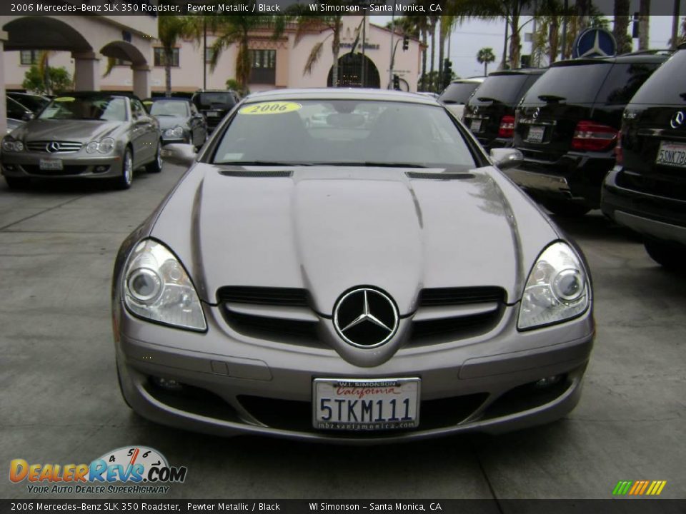 2006 Mercedes-Benz SLK 350 Roadster Pewter Metallic / Black Photo #5