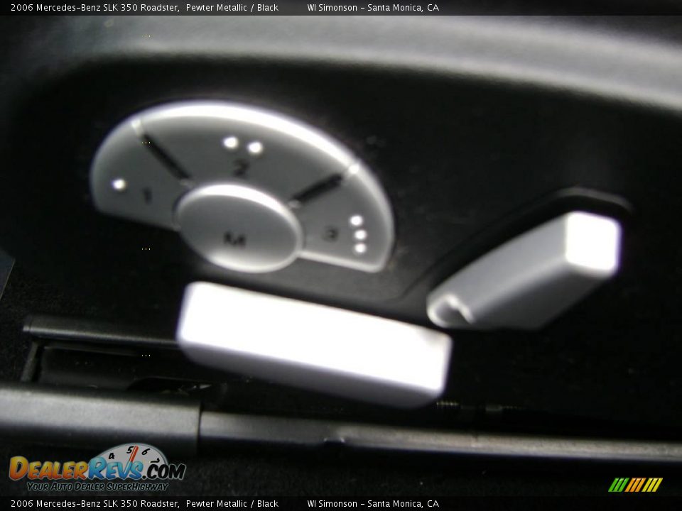 2006 Mercedes-Benz SLK 350 Roadster Pewter Metallic / Black Photo #7
