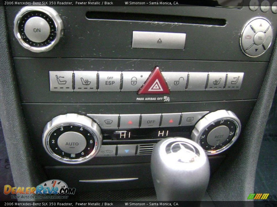 2006 Mercedes-Benz SLK 350 Roadster Pewter Metallic / Black Photo #10