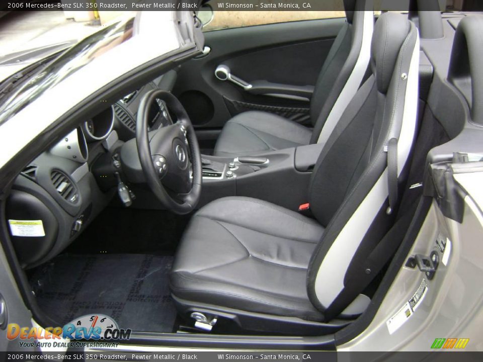 2006 Mercedes-Benz SLK 350 Roadster Pewter Metallic / Black Photo #13